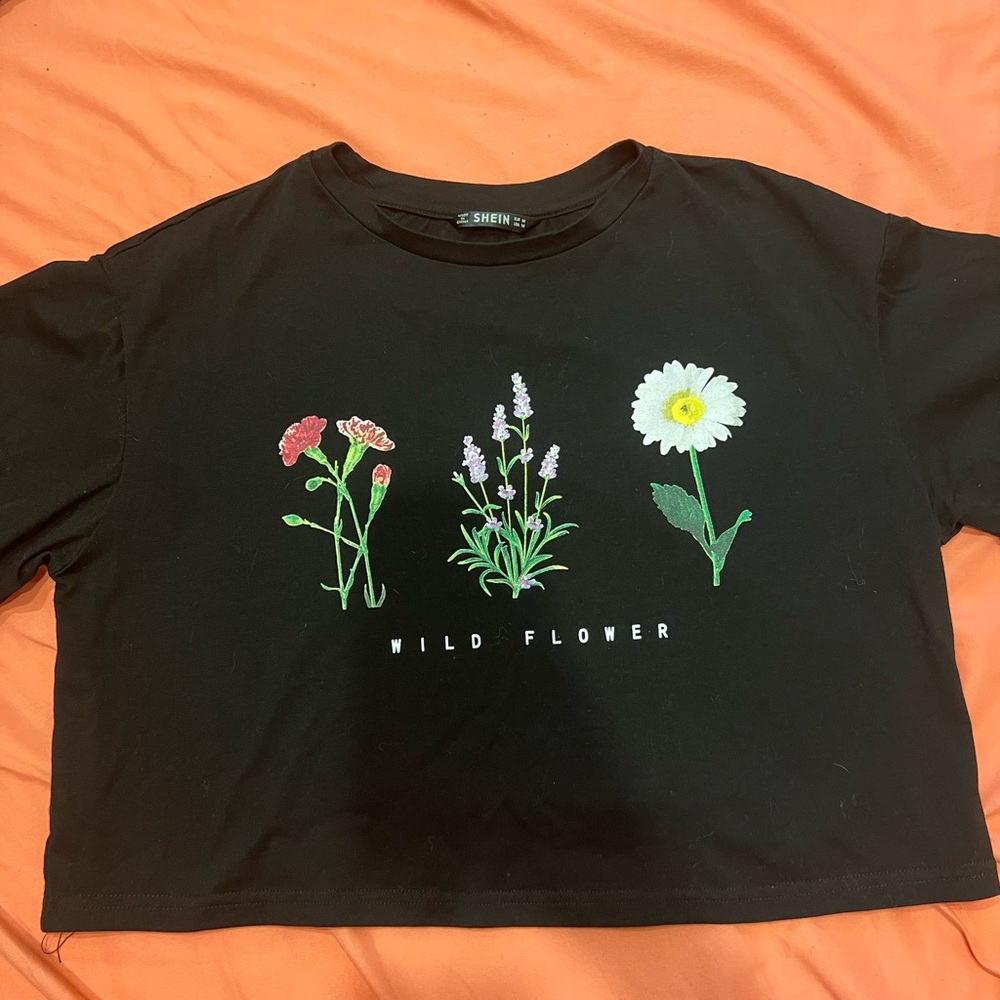 Flower crop top
